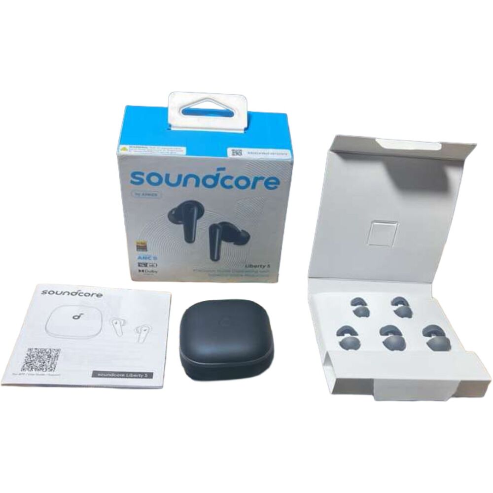 Soundcore Liberty 5 Anker ANC Earbuds Dolby 6‑Mic AI Clear Calls Black - OpenBox - Picture 9 of 9